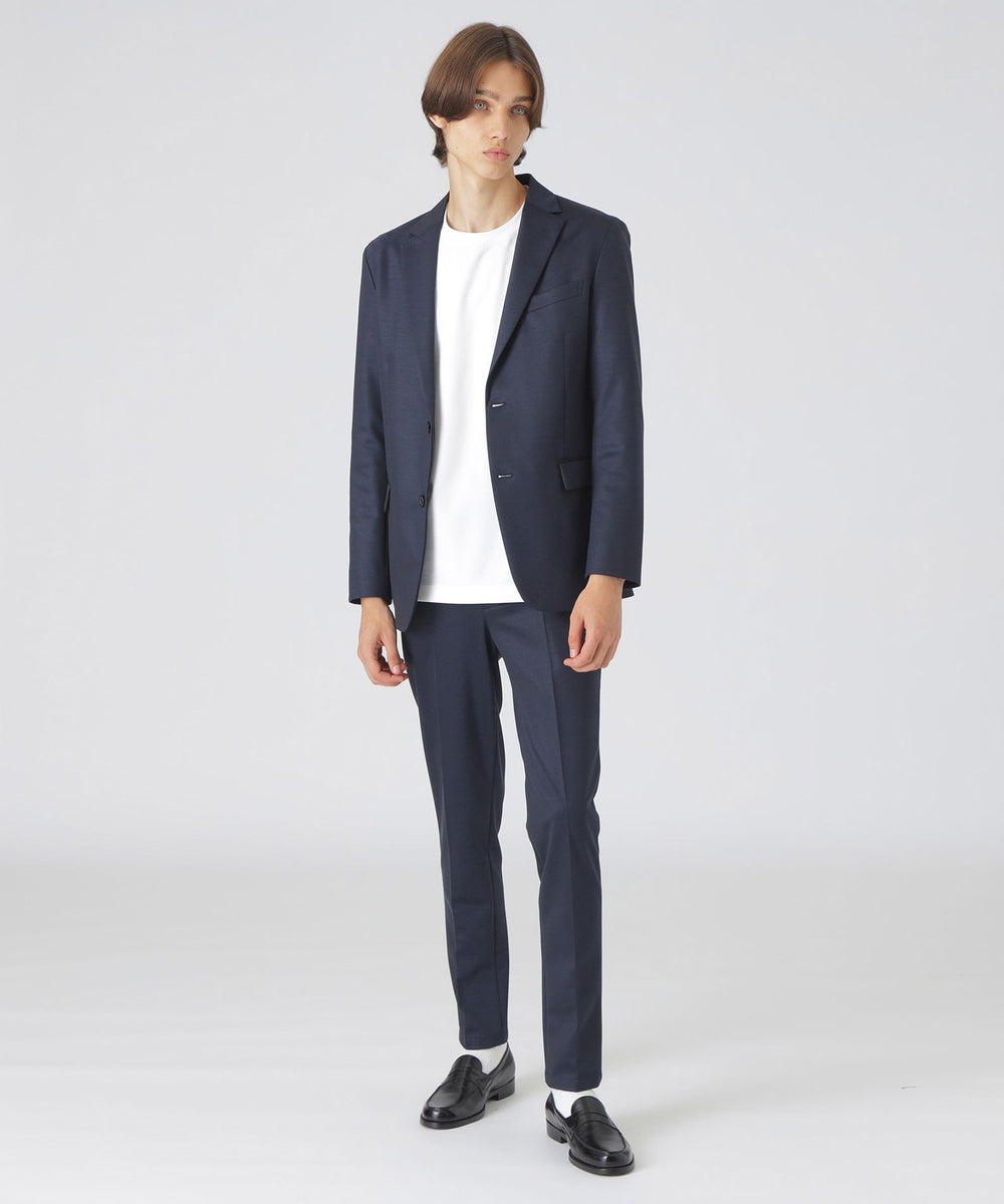 ウォッシャブルウールジャージージャケット（ジャケット）｜BLACK