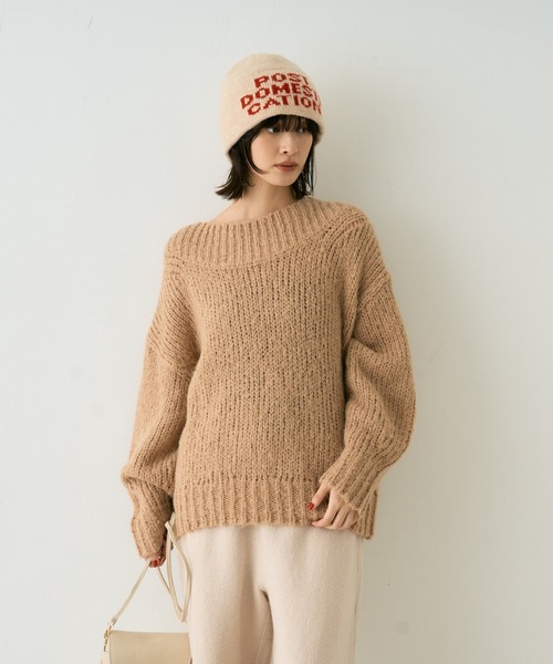 La Maison de Lyllis（ラメゾンドリリス） ニット帽 ニットキャップ