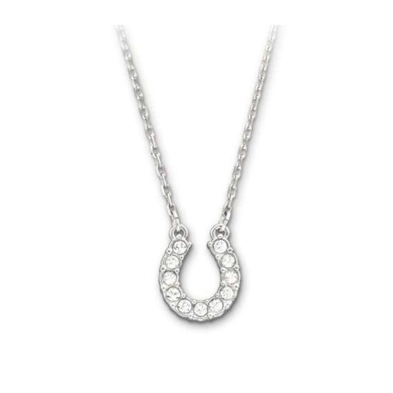 ネックレス スワロフスキー ホースシュー シルバー ゴールド 可愛い