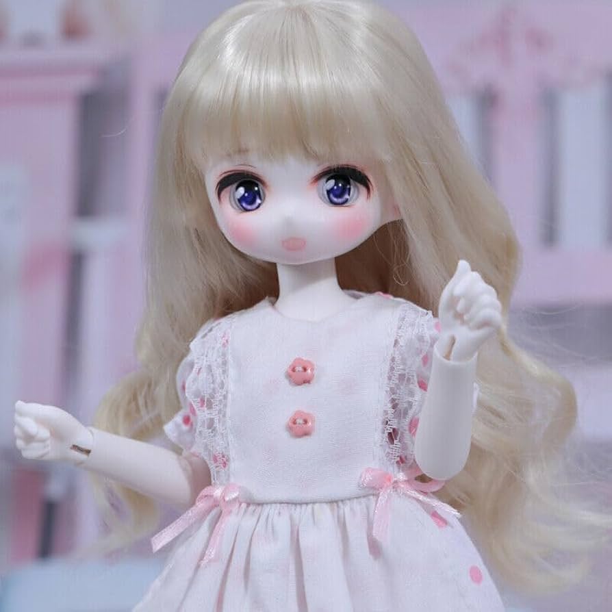 Amazon | Meeler BJDドール フルセット1/6 球体関節人形 女の子 27cm