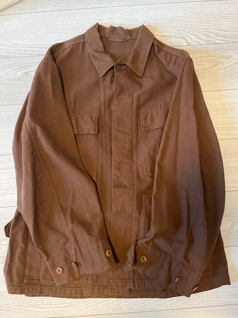 COMOLI B.D.U ジャケット サイズ3 ブラウン COMOLI (コモリ) ブラウン B.D.U ジャケット
