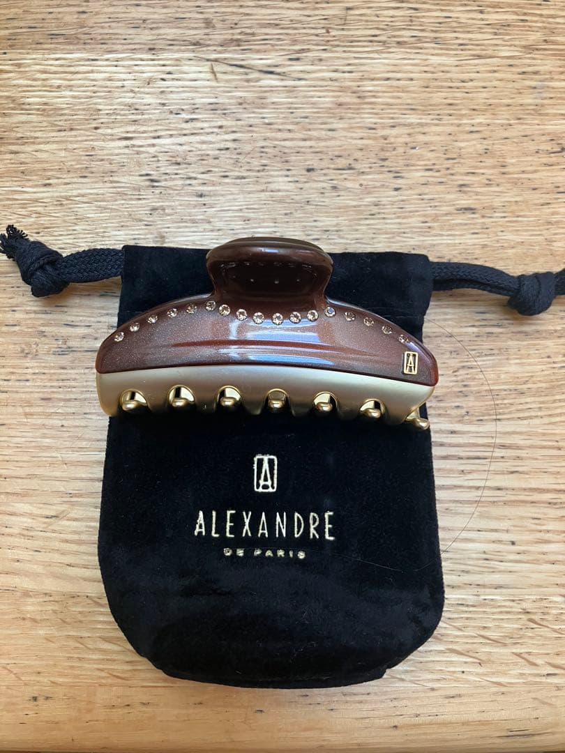 【未使用品】アレクサンドルドゥパリ　VENDOME Mサイズ　ブラウン アレクサンドル ドゥ パリ ALEXANDRE DE PARIS ICC45-14339-04 ヘアー