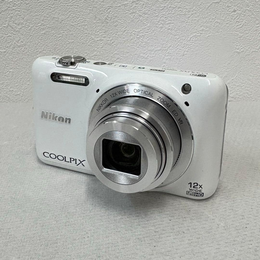 【美品稼動品】Nikon COOLPIX S6600 ホワイト　コンデジ Nikon Coolpix S6600 Digital Compact – Retro Camera Shop
