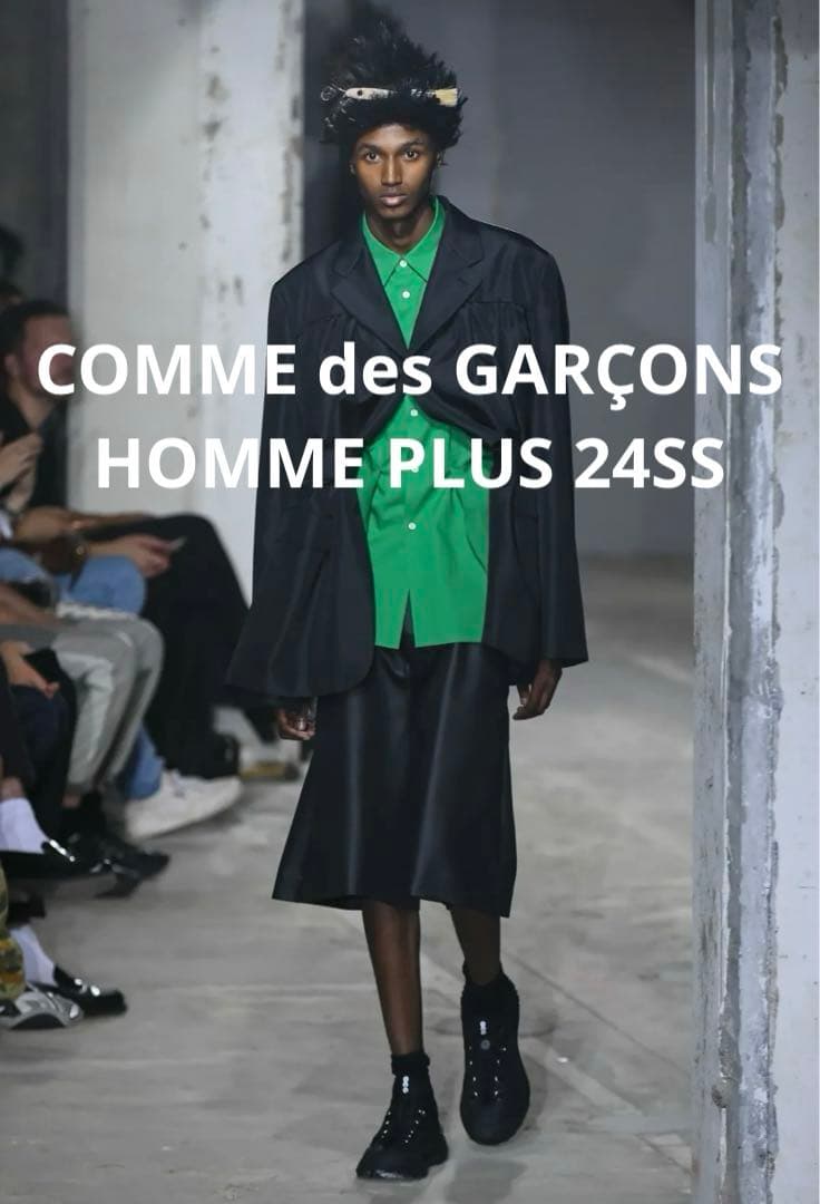 新品 24SS カーテンプリーツジャケット コムデギャルソンオムプリュス