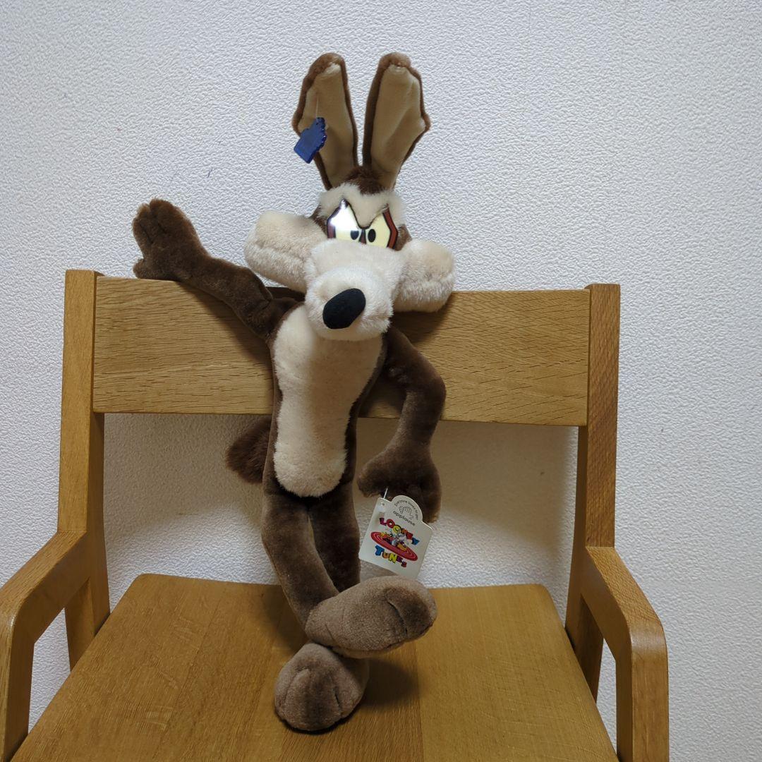 ワイリー・コヨーテ ぬいぐるみ ビンテージ90sタグ付き ワイリー・コヨーテ ぬいぐるみ ビンテージ90sタグ付き ワイリー