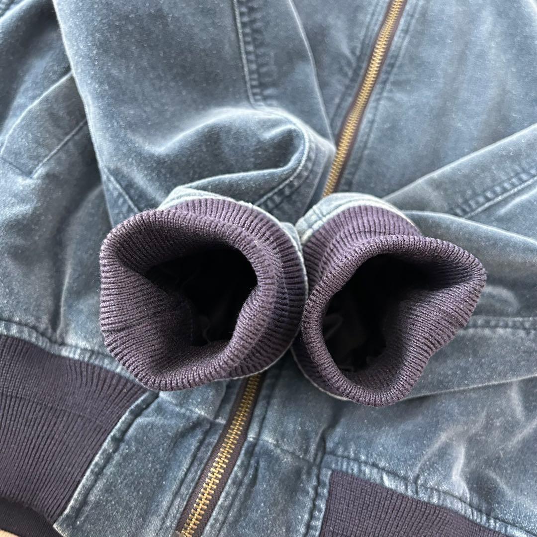 Ron Herman ベロア ベルベット MA1 フライトジャケット M 紺 - メルカリ