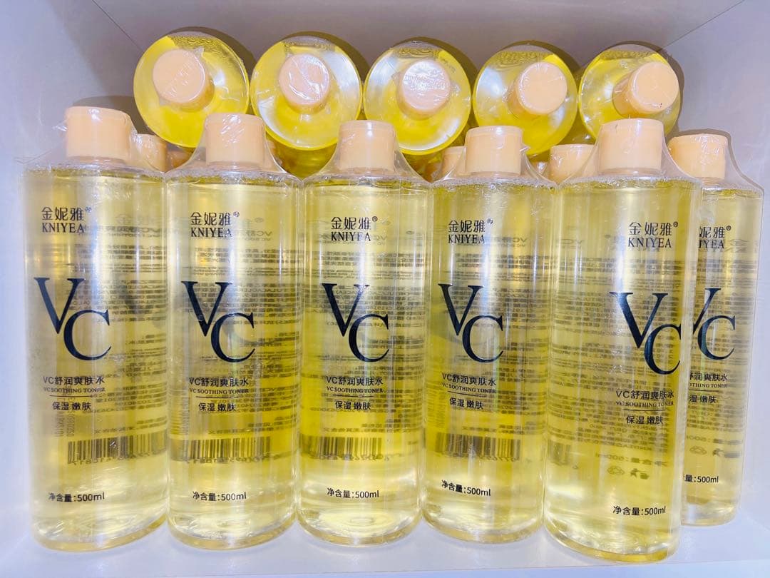 ブースター・導入液 Kniyea VC toner 500ml 5pcs KNIYEA VC Soothing Toner. Vitamin C Toner. 500ML. Smooth Bright